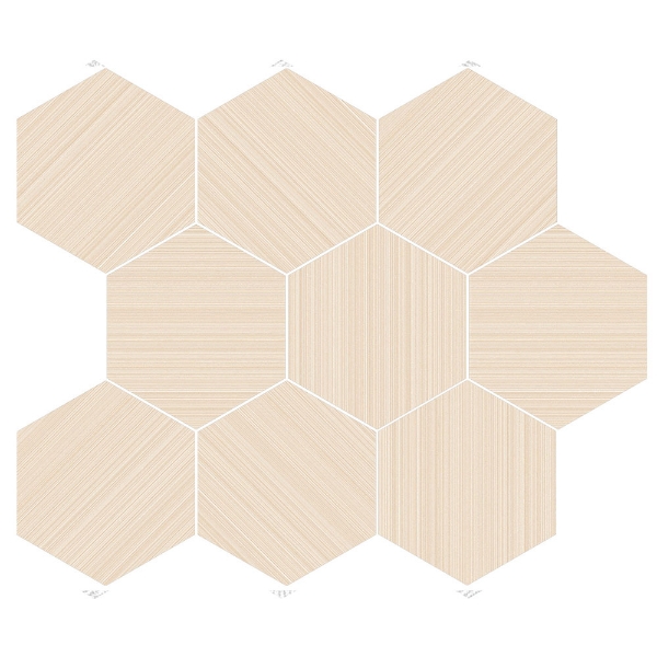 Picture of Happy Floors - Neostile 2.0 Hexagon Mosaic Ekru