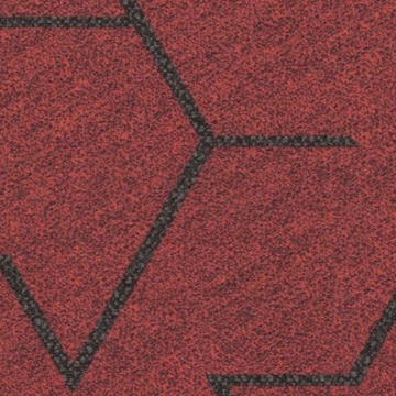 Picture of Forbo - Flotex HD Modular Plank Triad Red