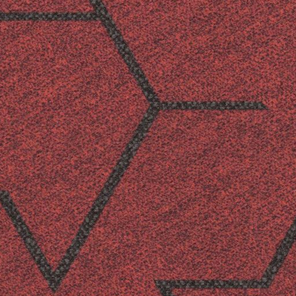 Picture of Forbo - Flotex HD Modular Plank Triad Red