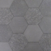 Picture of SOHO Studio Corp - Casterly Rock Hexagon Deco Gris