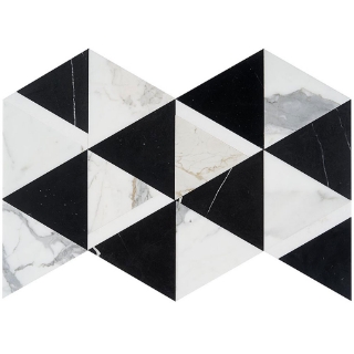 Picture of SOHO Studio Corp - Wunder Gris Nero Calacatta with Thassos Lines