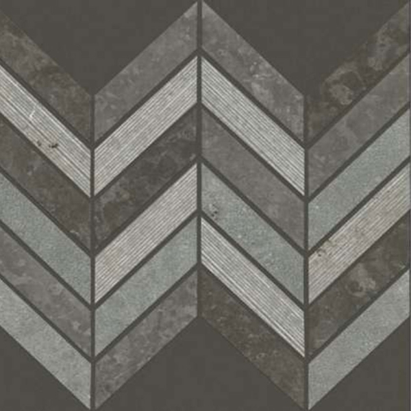 Picture of Shaw Builder - Del Ray Mosaic Chevron Milly Gray