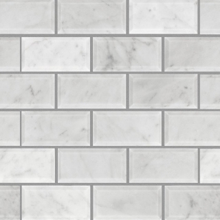 Picture of Shaw Builder - Estate Mosaic Beveled Edge Bianco Carrara