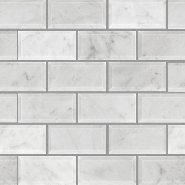 Picture of Shaw Builder - Estate Mosaic Beveled Edge Bianco Carrara