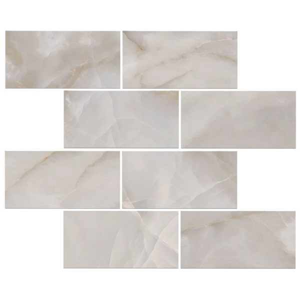 Picture of Florim USA - Onyx Mosaic Brick Matte Light Grey