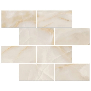 Picture of Florim USA - Onyx Mosaic Brick Polished Beige