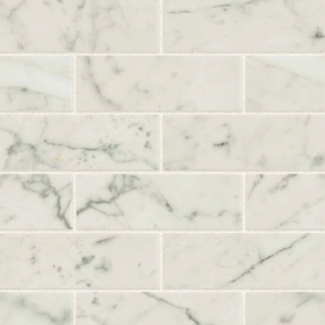 Picture of Bedrosians - Classic 2.0 Mosaic Offset Polished Bianco Carrara