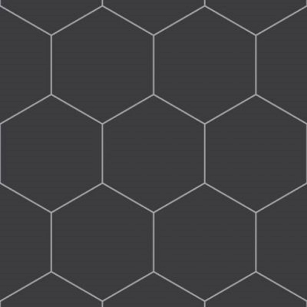 Picture of Bisazza Mosaico - Cementiles Full Colors Hex Liquirizia