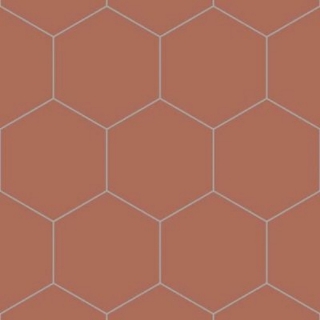 Picture of Bisazza Mosaico - Cementiles Full Colors Hex Ruggine