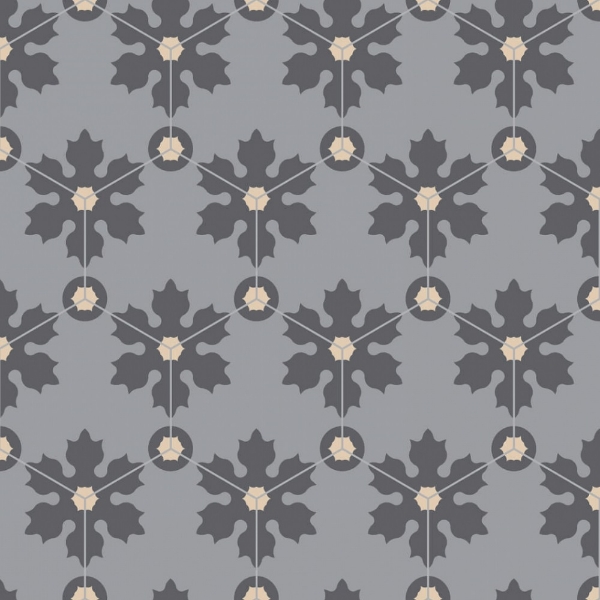 Picture of Bisazza Mosaico - Cementiles Decorations Hex Freeze Titanio