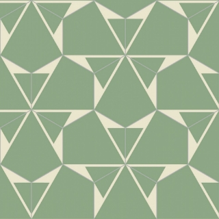 Picture of Bisazza Mosaico - Cementiles Decorations Hex Plisados Jade C