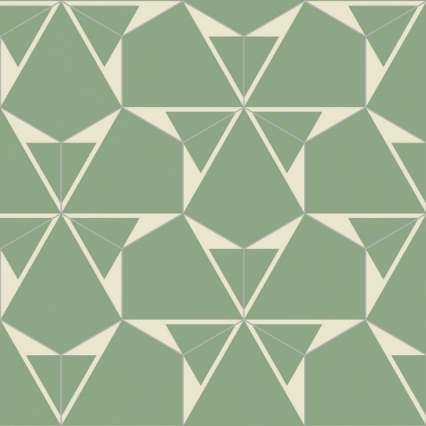 Picture of Bisazza Mosaico - Cementiles Decorations Hex Plisados Jade C