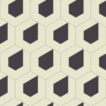 Picture of Bisazza Mosaico - Cementiles Decorations Hex Rain 10