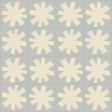 Picture of Bisazza Mosaico - Cementiles Decorations Square Asterisque Leger