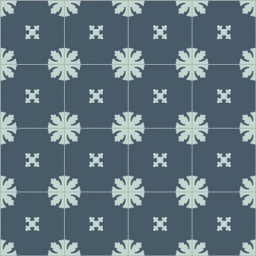 Picture of Bisazza Mosaico - Cementiles Decorations Square Paper Blu