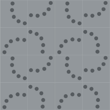 Picture of Bisazza Mosaico - Cementiles Decorations Square Perlas Humo D