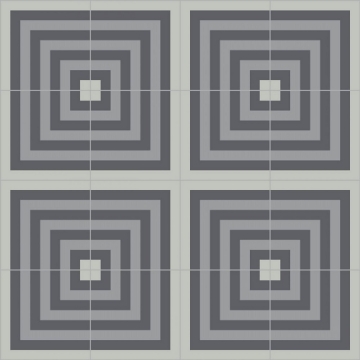 Picture of Bisazza Mosaico - Cementiles Decorations Square Pipe Corner Grey