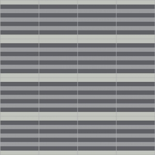 Picture of Bisazza Mosaico - Cementiles Decorations Square Pipe Straight Grey