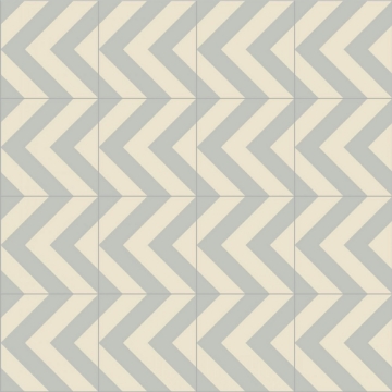 Picture of Bisazza Mosaico - Cementiles Decorations Square Zag Frost