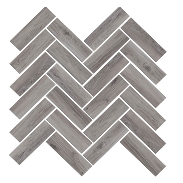 Picture of Milestone - Mood Wood Herringbone Grey