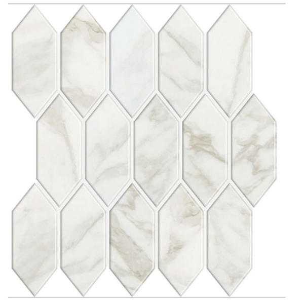 Picture of Marazzi - Marble Obsession Mosaic Picket Arabescato
