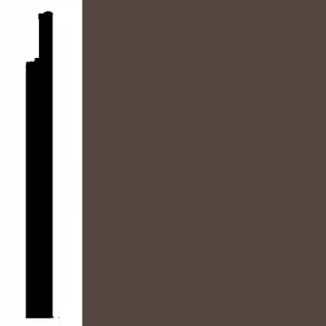 Picture of VPI Corp. - Low Dirt Retention Wallbase LDR8 4 1/2-inch Roasted Chestnut