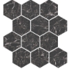 Picture of Milestone - Marbles Mosaic Hexagon Polished Marmo Nero