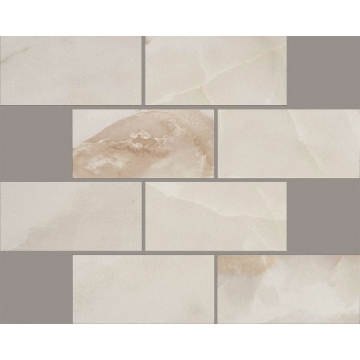 Picture of Shaw Builder - Onyx Brick Mosaic Matte 3 x 6 Ivory