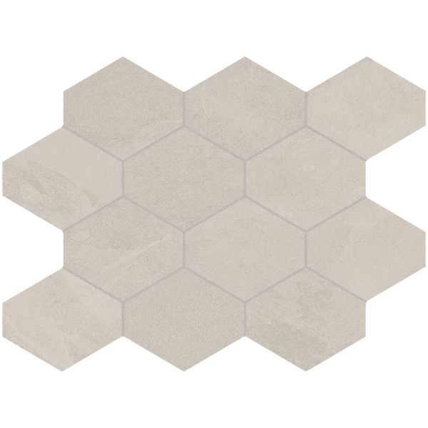 Picture of Unicom Starker - Brazillian Slate Mosaic Hexagon Oxford White