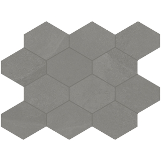 Picture of Unicom Starker - Brazillian Slate Mosaic Hexagon Silk Grey