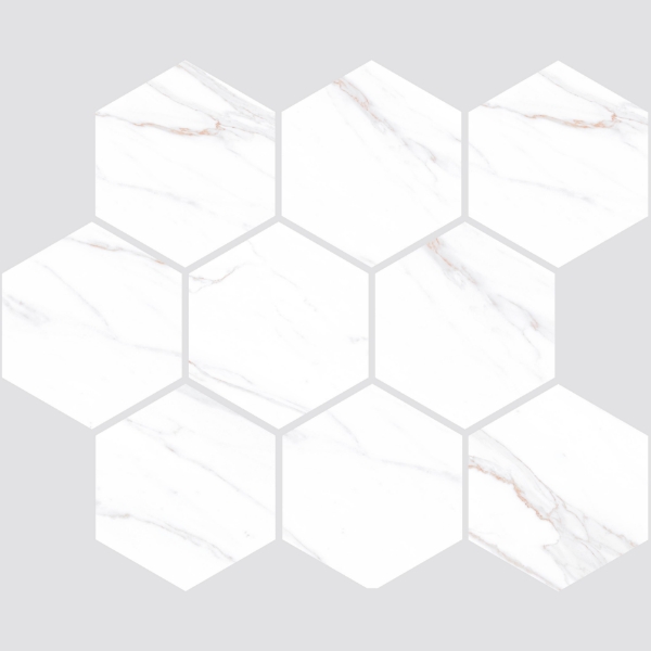 Picture of American Wonder Porcelain - Sherron Mosaic Hex Oro