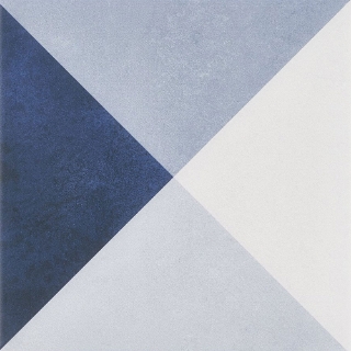 Picture of SOHO Studio Corp - GeoPrism Cement Deco Blue