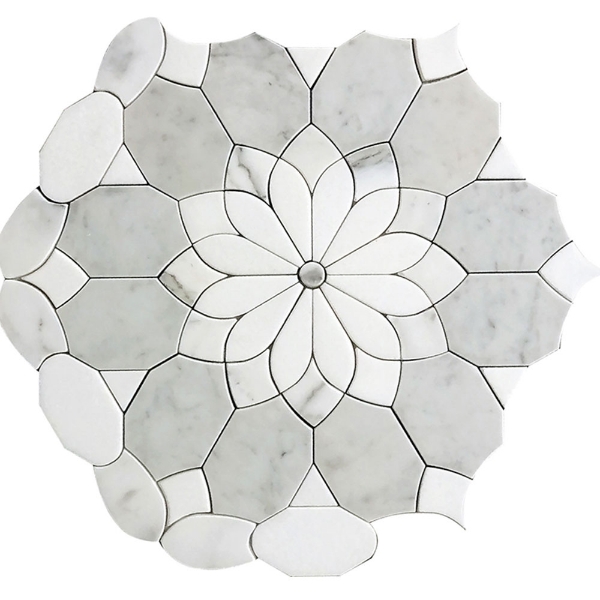 Picture of MiR Mosaic - Waterjet Merletto Bianco