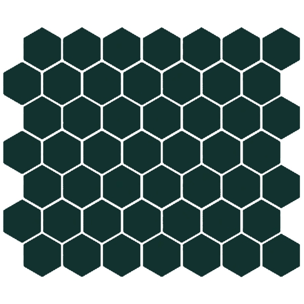 Picture of American Olean - Color Story Mosaic Hexagon Glossy Wisdom