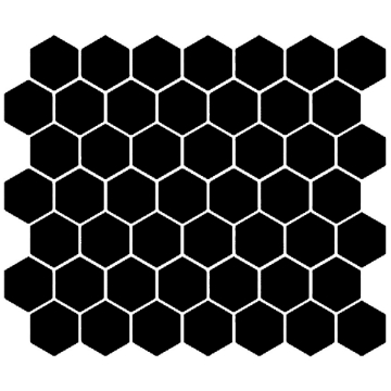 Picture of American Olean - Color Story Mosaic Hexagon Matte Black