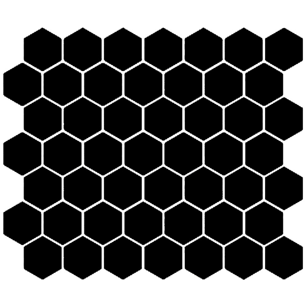 Picture of American Olean - Color Story Mosaic Hexagon Matte Black
