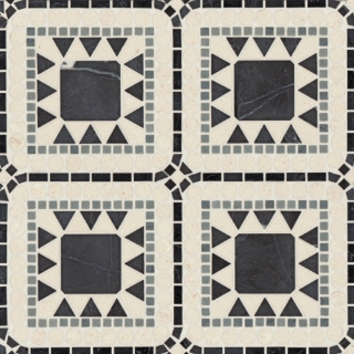 Picture of Bedrosians - Atrium Nero Marquina/Bardiglio/Myra Beige