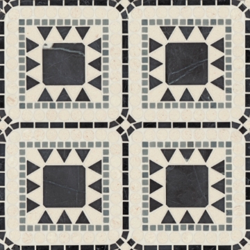 Picture of Bedrosians - Atrium Nero Marquina/Bardiglio/Myra Beige