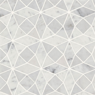 Picture of Bedrosians - Monet Mosaic 5 White Carrara