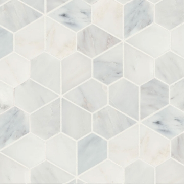 Picture of Bedrosians - Monet Mosaic 9 Oriental White