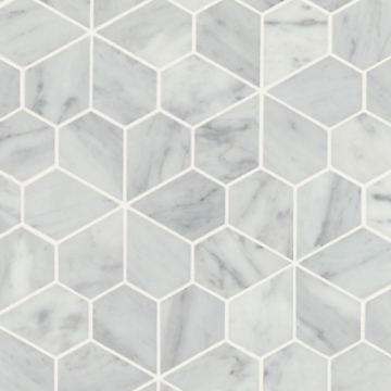 Picture of Bedrosians - Monet Mosaic 9 White Carrara