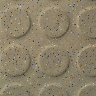 Picture of Johnsonite - Color Splash Raised Round Octoberfest