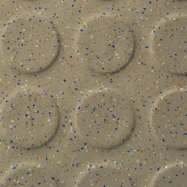 Picture of Johnsonite - Color Splash Raised Round Octoberfest