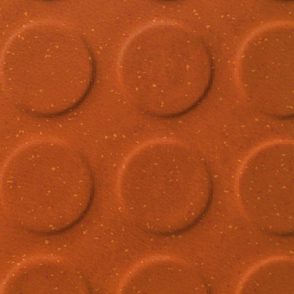 Picture of Johnsonite - Color Splash Raised Round Orange Mary