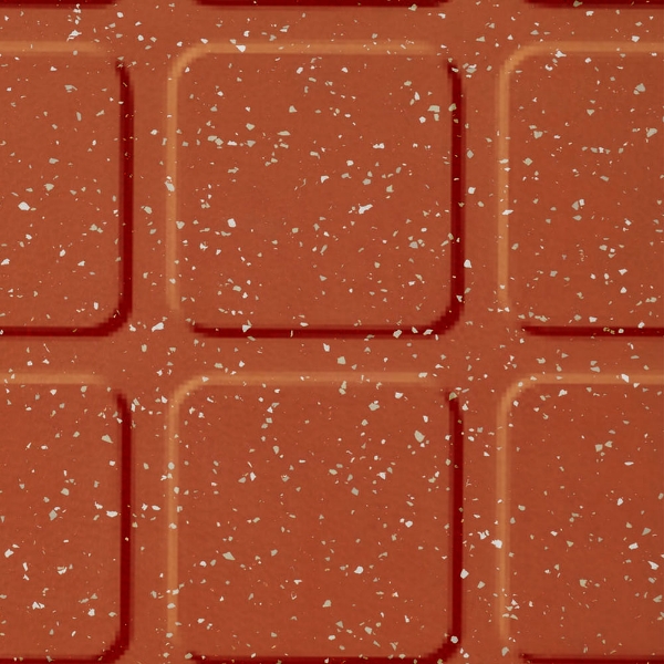 Picture of Johnsonite - Color Splash Raised Square Spicy Clementine