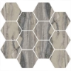 Picture of Happy Floors - Exotic Stone Hexagon Mosaic Fossil