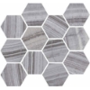 Picture of Happy Floors - Onyx Hexagon Mosaic Silver Natural