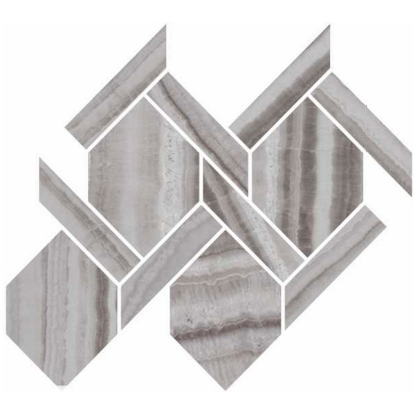 Picture of Happy Floors - Onyx Rope Mosaic Silver Natural