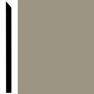 Picture of Burke - Edge Effects Simple 4 1/4 - 3/8 Thick Wall Base Carmine Gray