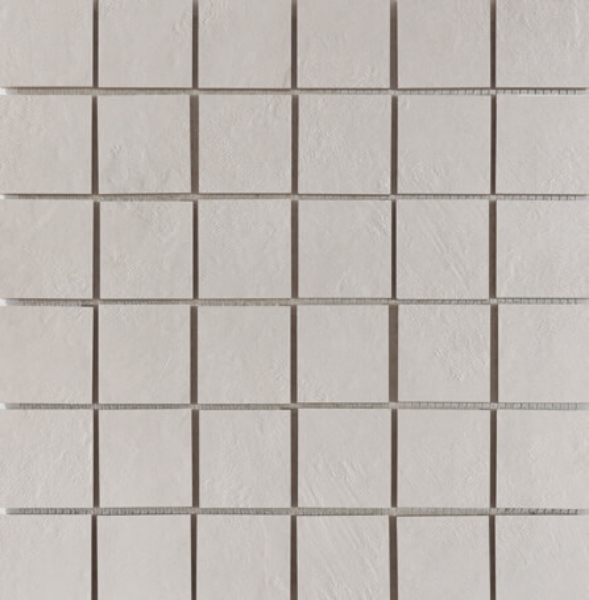 Picture of Happy Floors - Newton Mosaic White Semi-Polished